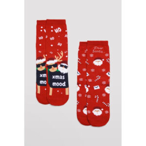 PACK 2 CALCETIN INFANTIL NAVIDAD YSABEL MORA