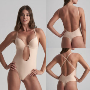 BODY TANGA ESCOTE PROFUNDO Y ESPALDA BAJA BYE BRA