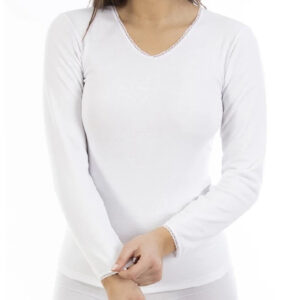 CAMISETA MANGA LARGA FELPADA LACOTEX