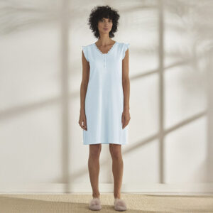 CAMISON SIN MANGAS CUELLO PICO BELTY