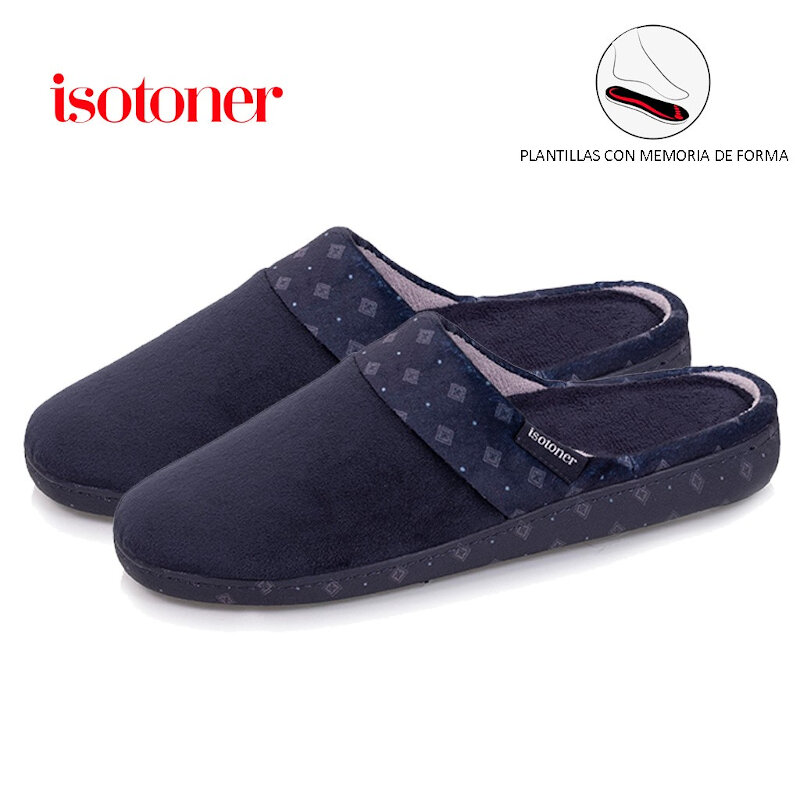 ZAPATILLA VELOUR PLANTILLA ANATOMICA ISOTONER