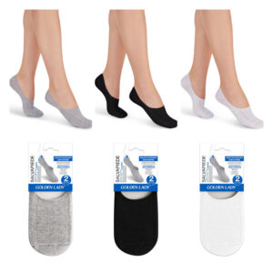 PACK 2 PINKIS ALGODON GOLDEN LADY