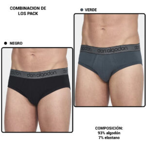 PACK SLIP HOMBRE GOMA EXTERIOR DON ALGODON