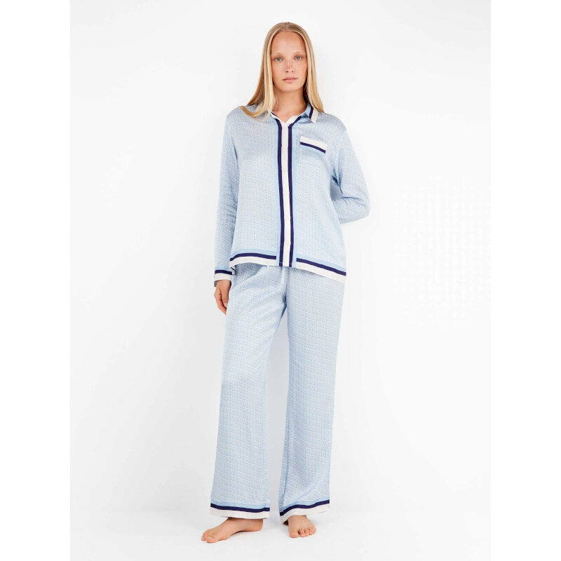 PIJAMA MUJER CAMISERO ESTAMPADO GISELA