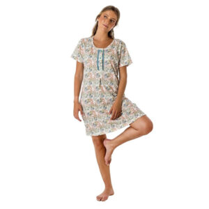 CAMISON ALGODON MANGA CORTA LENISS