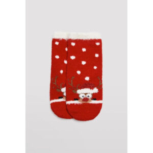 CALCETIN BEBE NAVIDAD ANTIDESLIZANTE YSABEL MORA