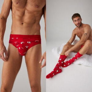 PACK HOMBRE SLIP+CALCETIN YSABEL MORA