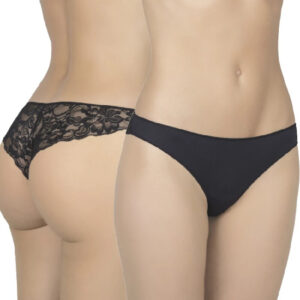 PACK BRAGA BRASILEÑA MICROFIBRA/ENCAJE NAIARA