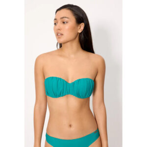 TOP BIKINI BANDEAU FRUNCIDO YSABEL MORA