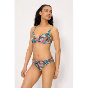 BRAGA BIKINI MIDI REDUCTORA ESTAMPADO HOJAS YSABEL MORA
