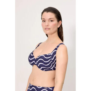 TOP BIKINI ESTAMPADO MARINO COPA F YSABEL MORA