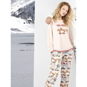 PIJAMA MUJER ALGODON TOM & JERRY GISELA